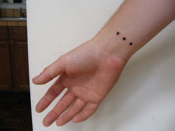 The Significance of Three Dots in Tattoo Culture - wide 9