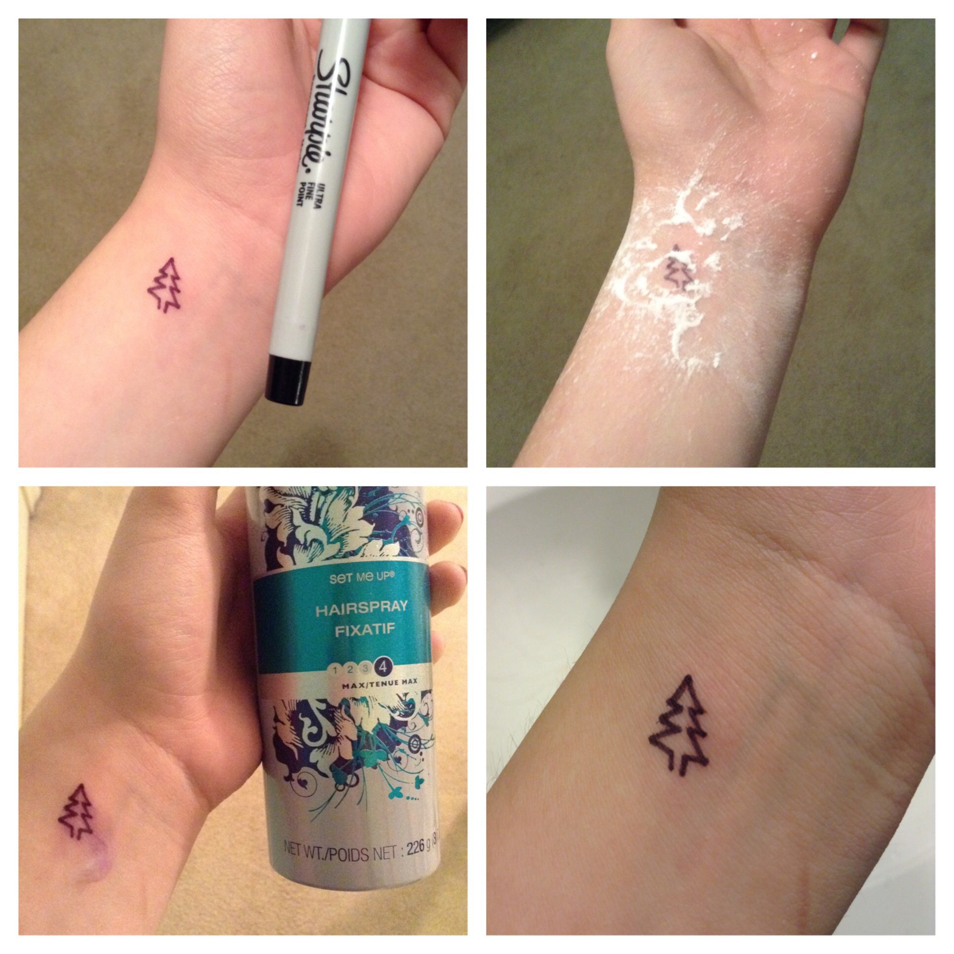 How To Make A Temporary Tattoo With Sharpie - TATTOOS