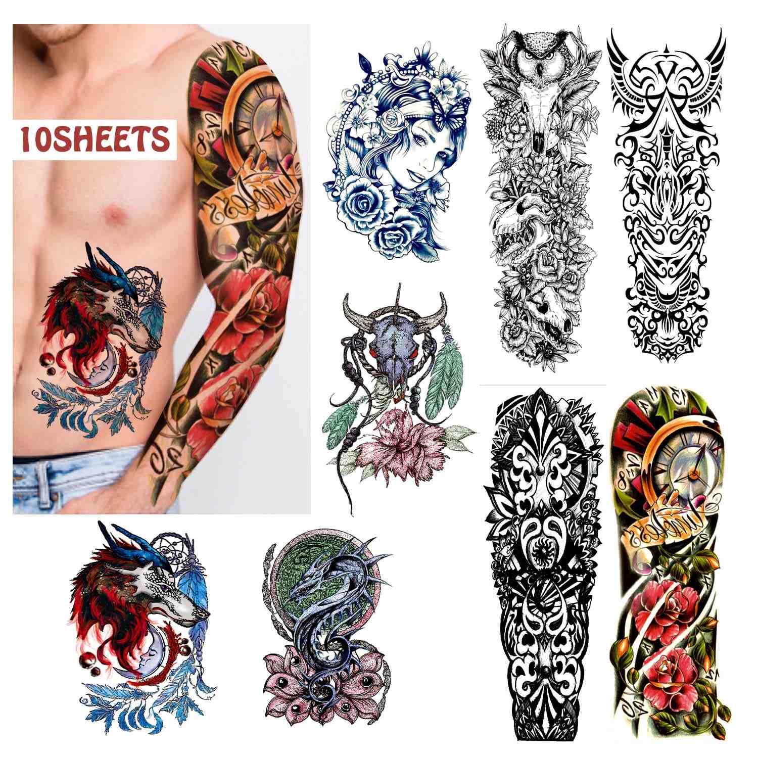 How much is a full sleeve tattoo?