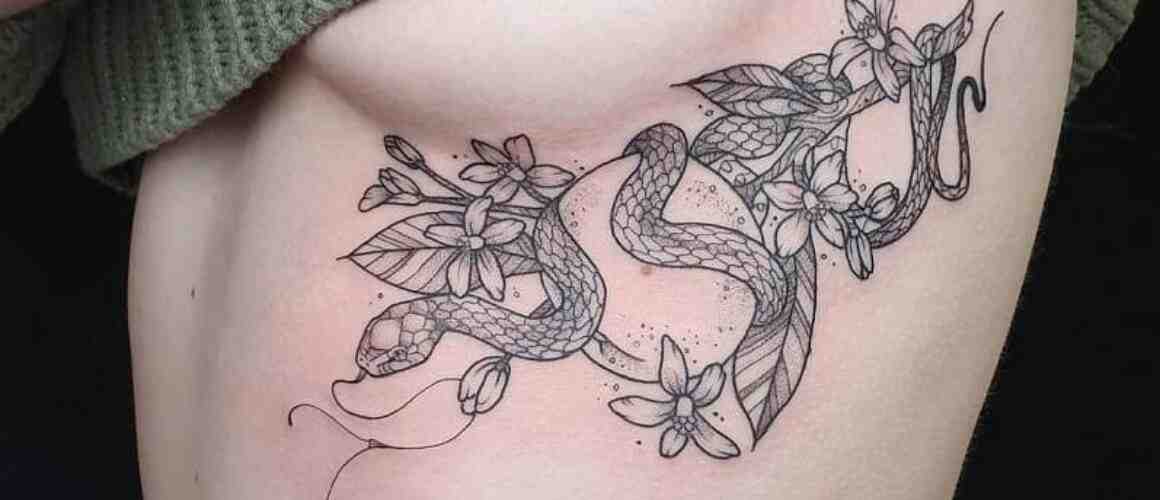 Where is the most painful place to get a tattoo for a girl?
