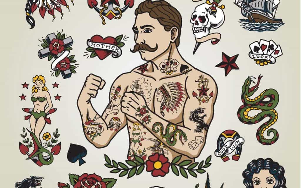 American traditional tattoos style