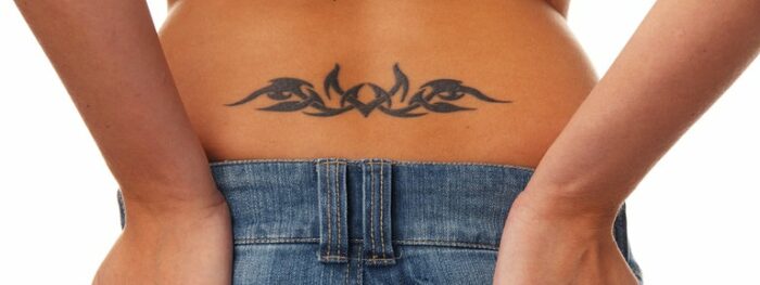Khloe Kardashian's Regrettable Lower Back Tattoo